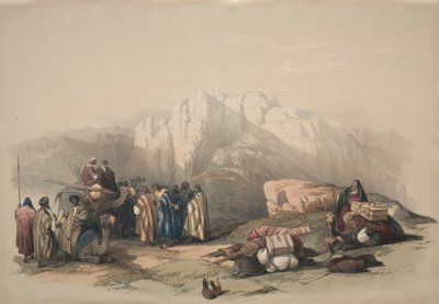 Grób Aarona, Szczyt Góry Horeb, 1839. autorstwa David Roberts