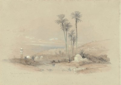 Widok na Jenin, starożytne Jezreel autorstwa David Roberts