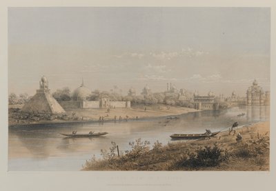 Widok budynków na rzekę autorstwa David Scott Lieutenant Colonel (after) Dodgson