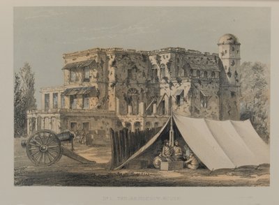 Rezydencja, Lucknow autorstwa David Scott Lieutenant Colonel (after) Dodgson