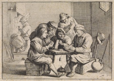 gracze w karty autorstwa David Teniers (II)
