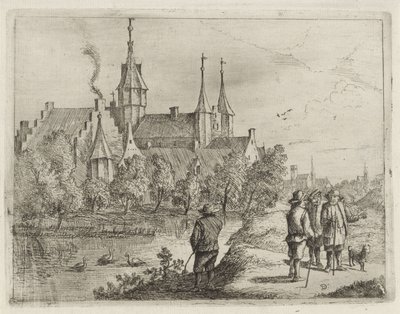Zamek na wodzie autorstwa David Teniers (II)