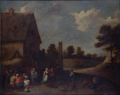 „Chłopska hulanka”, 1630-1690 autorstwa David Teniers II