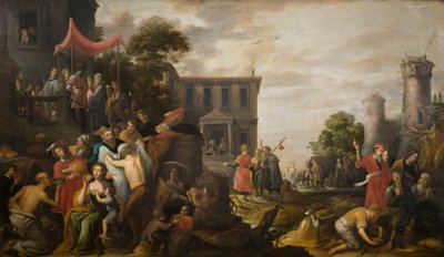 Siedem uczynków miłosierdzia, 1637. autorstwa David Teniers the Elder