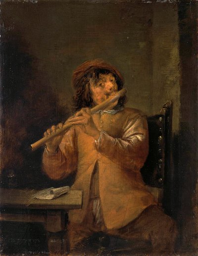 Flecistka, lata 30. XVII wieku. autorstwa David Teniers the Younger