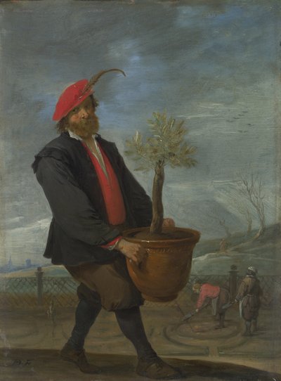Wiosna Z cyklu Cztery pory roku, ok. 201 1644 autorstwa David Teniers the Younger