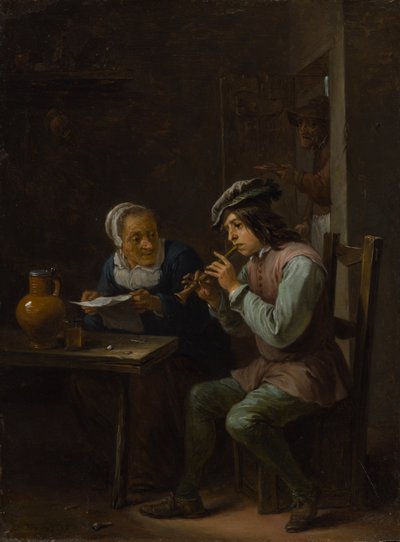 Flageolet Player autorstwa David Teniers the Younger