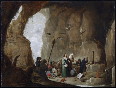 Kuszenie świętego Antoniego autorstwa David Teniers the Younger
