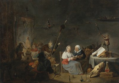 Sabat czarownic autorstwa David Teniers the Younger