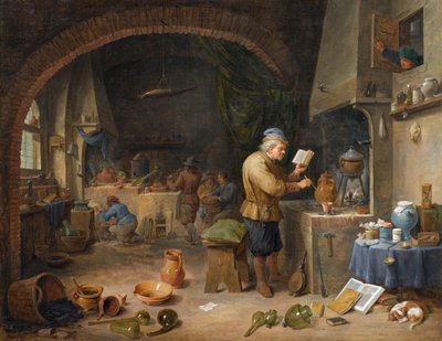 Alchemik autorstwa David Teniers the Younger