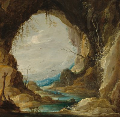 Widok z groty autorstwa David Teniers the Younger