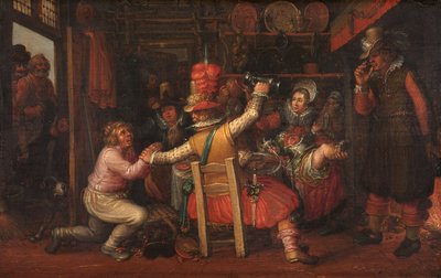 Nieszczęście chłopa autorstwa David Vinckboons