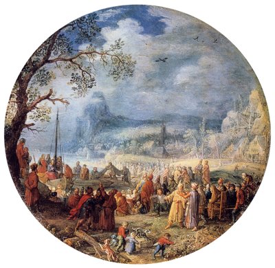 Kazanie Chrystusa nad jeziorem Genezaret, 1623. autorstwa David Vinckboons
