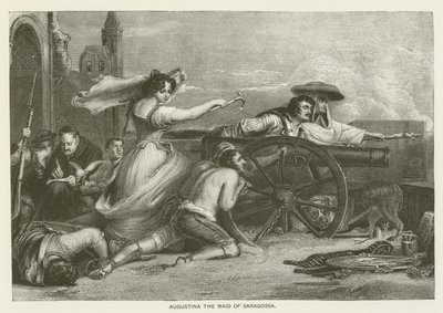 Augustina służąca Saragossy autorstwa David Wilkie