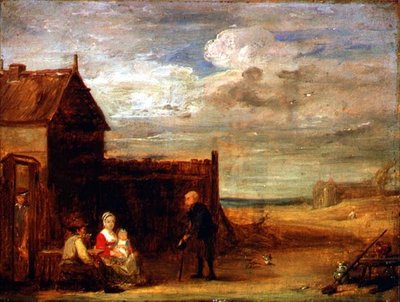 Figurki wiejskiej tawerny autorstwa David Wilkie