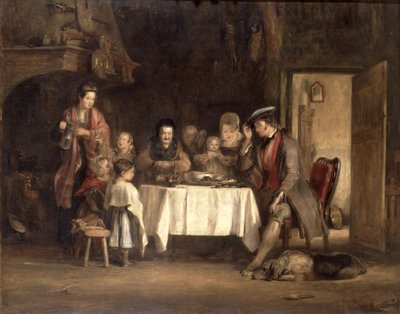 Łaska przed mięsem, 1839 autorstwa David Wilkie