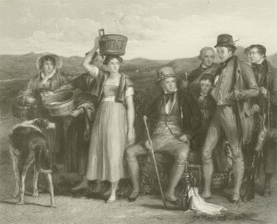 Sir Walter Scott i jego rodzina autorstwa David Wilkie