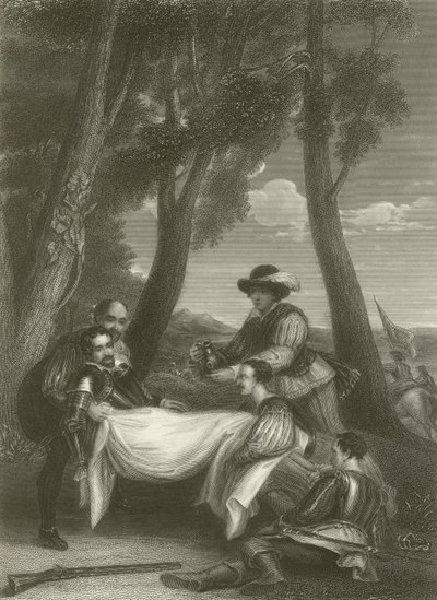 Śmierć Sir Philipa Sidneya autorstwa David Wilkie