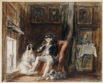 Niepełnosprawny komandor na emeryturze w szpitalu Greenwich, 1830 r autorstwa David Wilkie