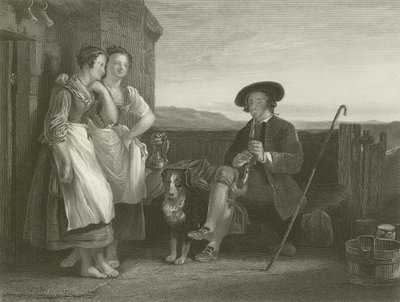 Łagodny pasterz autorstwa David Wilkie