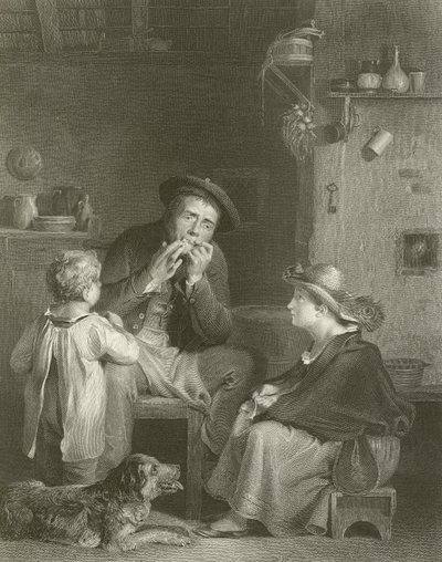 Żydowska harfa autorstwa David Wilkie