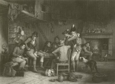 Rekrut w wiosce autorstwa David Wilkie