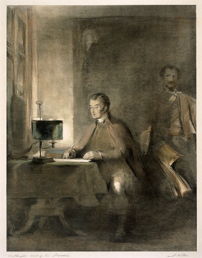 Wellington pisze swoje depesze autorstwa David Wilkie