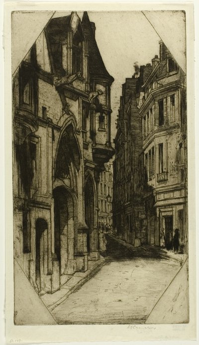 Hôtel de Sens, płyta trzecia z Paris Set autorstwa David Young Cameron