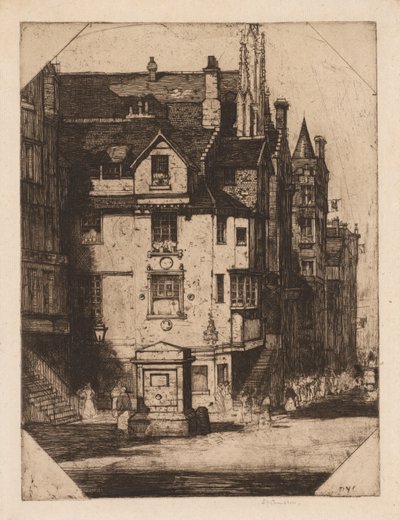 Dom Johna Knoxsa, 1905. autorstwa David Young Cameron