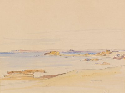 Zatoka Lunan (akwarela) autorstwa David Young Cameron