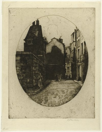 Rue Saint Julien le Pauvre, płyta szósta z Paris Set autorstwa David Young Cameron
