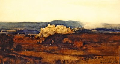 Zamek Stirling (akwarela na papierze) autorstwa David Young Cameron