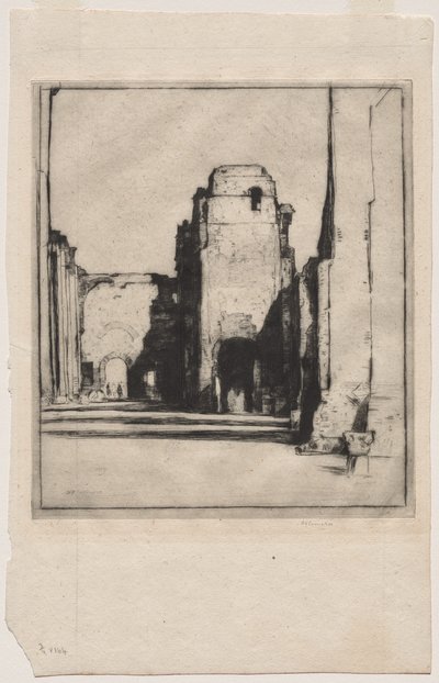 Tepidarium, Termy Karakalli autorstwa David Young Cameron