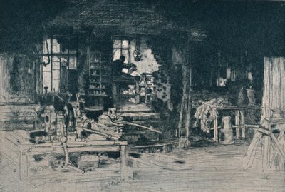 Warsztat, Stirling, 1905. autorstwa David Young Cameron
