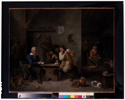 Dane hazardowe w tawernie autorstwa David the Younger Teniers