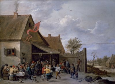 Kermis w dniu św. Jerzego autorstwa David Teniers the Younger