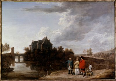 Zamek Teniersa w Perck Obraz Davida Teniersa II młodszego (1610-1690) XVII wiek autorstwa David Teniers the Younger