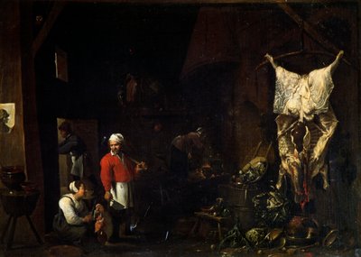 Rzeźnik (olej na płótnie) autorstwa David Teniers the Younger