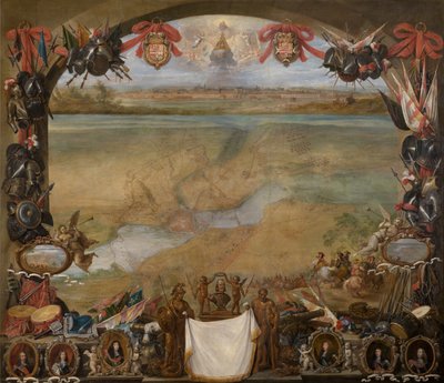 Miasto Valenciennes autorstwa David the Younger Teniers