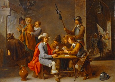 Zaparcie się świętego Piotra autorstwa David the Younger Teniers