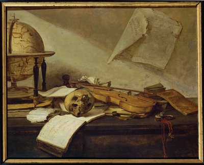 Vanite du Savoir - Próżność wiedzy (obraz na drewnie) autorstwa David the Younger Teniers