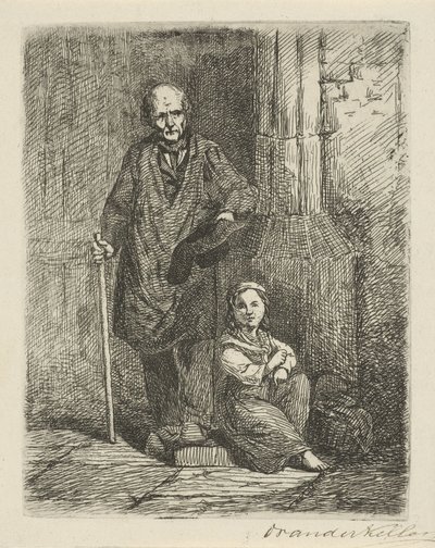 Żebrak autorstwa David van der Kellen