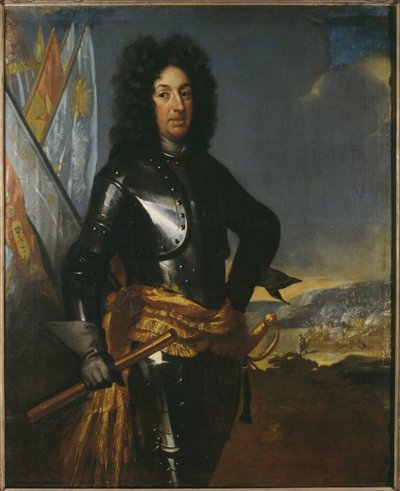 Le comte Adam Ludvig Lewenhaupt, general suedois - Portret hrabiego Adama Ludviga Lewenhaupta (1659-1719), autorstwa Kraffta, Davida, von (1655-1724). Olej na płótnie. Wymiar: 144x117 cm. Muzeum Narodowe w Sztokholmie autorstwa David von Krafft