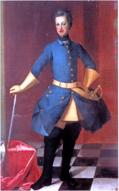 Portret Karola Fryderyka z Holstein-Gottorp (1700-1739) autorstwa David von Krafft