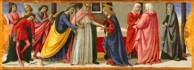Wesele Dziewicy, ca. 1479. autorstwa Davide Ghirlandaio