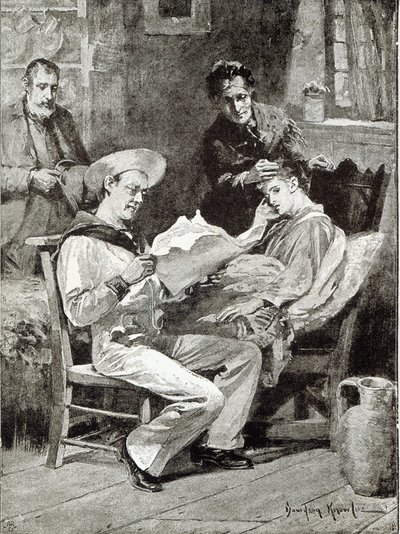 Bohater wioski, z „Godziny wypoczynku”, 1891 autorstwa Davidson Knowles