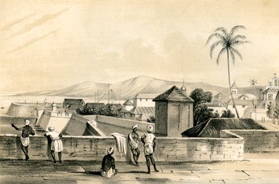 „Goa, z górnej kurtyny”, Indie, 1847. autorstwa Dean and Co