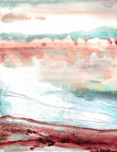 „Abstrakcyjny horyzont oceanu” autorstwa Deb Chaney
