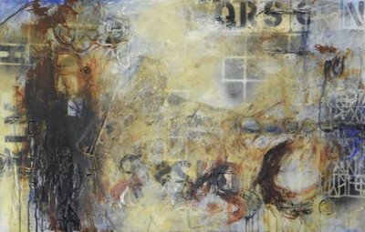 Abstrakcyjny miejski grunge autorstwa Deb Chaney