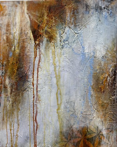 Ziemisty, kwiatowy, abstrakcyjny autorstwa Deb Chaney